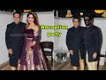 Arti singh reception look and govinda giving blessings to arti singh and husband dipak with family