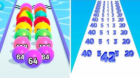 Ball Ball 2048 Vs Number Master - All Levels Gameplay Walkthrough Android, iOS | Sasta Game