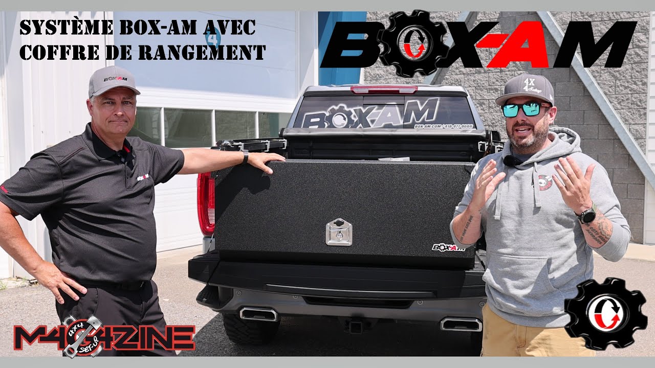 Système box-am avec coffre de rangement - YouTube