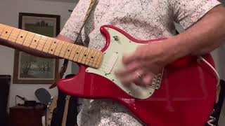 2016 Fender Duo-Sonic Torino Red Offset Series 24” Scale MIM Mexico