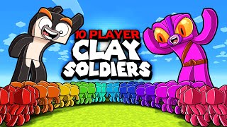 10 Player CLAY SOLDIERS World War! (Minecraft)
