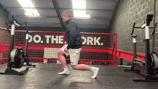 SPLIT STANCE LUNGE  - BIG TOE EXTENSION