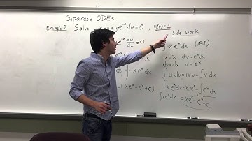 Ch 2.2 Separable ODEs Part II