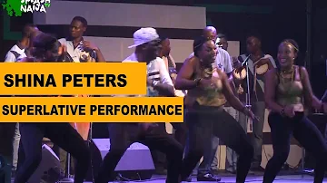 Sir shina Peters ( afro juju) goes rampage on stage