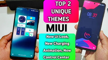 MIUI TOP 2 MOST UNIQUE THEME - NEW UI LOOK, CHARGING ANIMATION, LOCKSCREEN CHANGES |