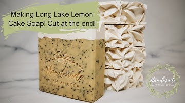 Making Lemon Poppy Seed Soap!
