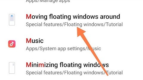 How to moving floating window around check in redmi note 7