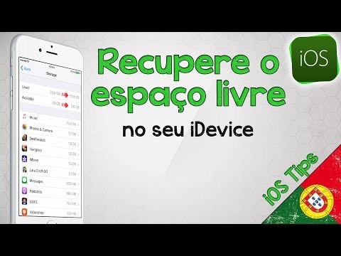 Queres recuperar espaço livre no teu iPhone? Então este vídeo é para ti