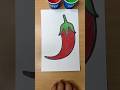 Relaxing Sand Art – Red Chilli 🌶️✨ #shorts