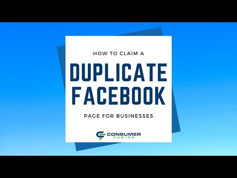 How to Claim a Duplicate Facebook Page for Businesses