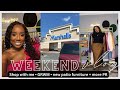 Weekend vlog  shop with me  grwm  new patio   more pr 