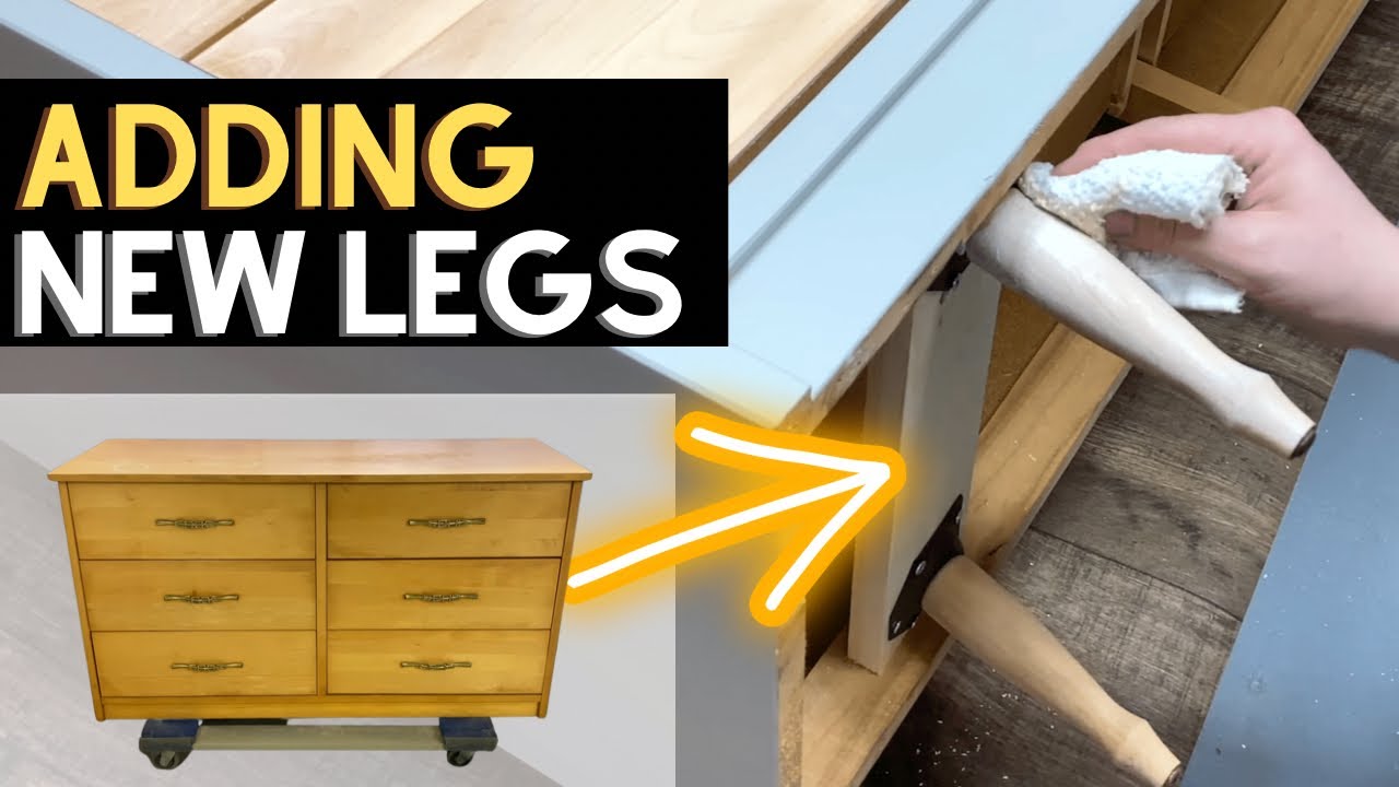 legs for a dresser