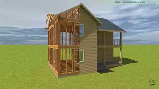 Проект индивидуального жилого дома D060 - 9000х7000 (Project of an individual residential building)