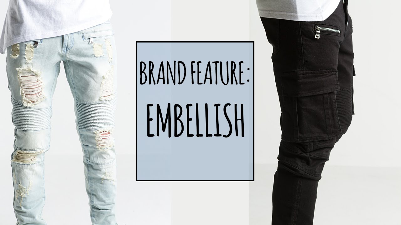 Embellish NYC Saka Stitchwork Jeans 4  Era Clothing Store