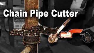 How to Use Ridgid Chain Pipe Cutter to Remove Cast Iron Soil Pipe