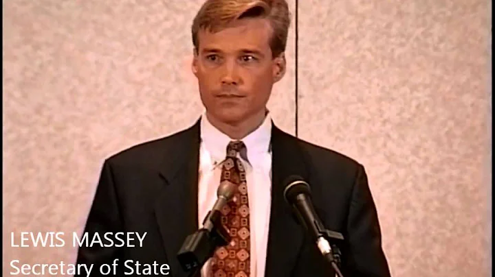 Secretary of State Lewis Massey, December 10, 1996
