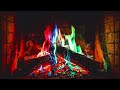🌈 Rainbow Fireplace Ambience 🔥 Red, Blue & Green Flames for Deep Relaxation