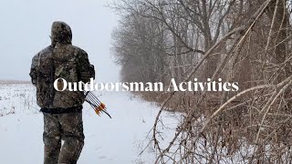 Winter time Traditional bowhunt edit 2022 | outdoorsman activities