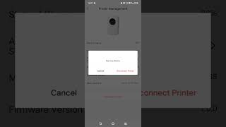 Print Master APP search and connect D30 printer operation screenshot 3
