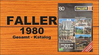 FALLER Gesamt - Katalog 1980