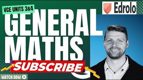 7A - 7I : Chapter 7 – Matrices | VCE General 3&4 | Edrolo Video