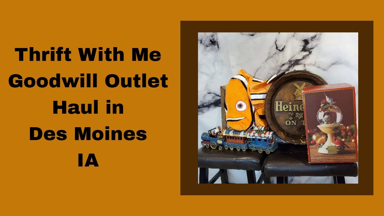 Goodwill Outlet Bins Des Moines IA Thrift With Me Bins Haul Vintage