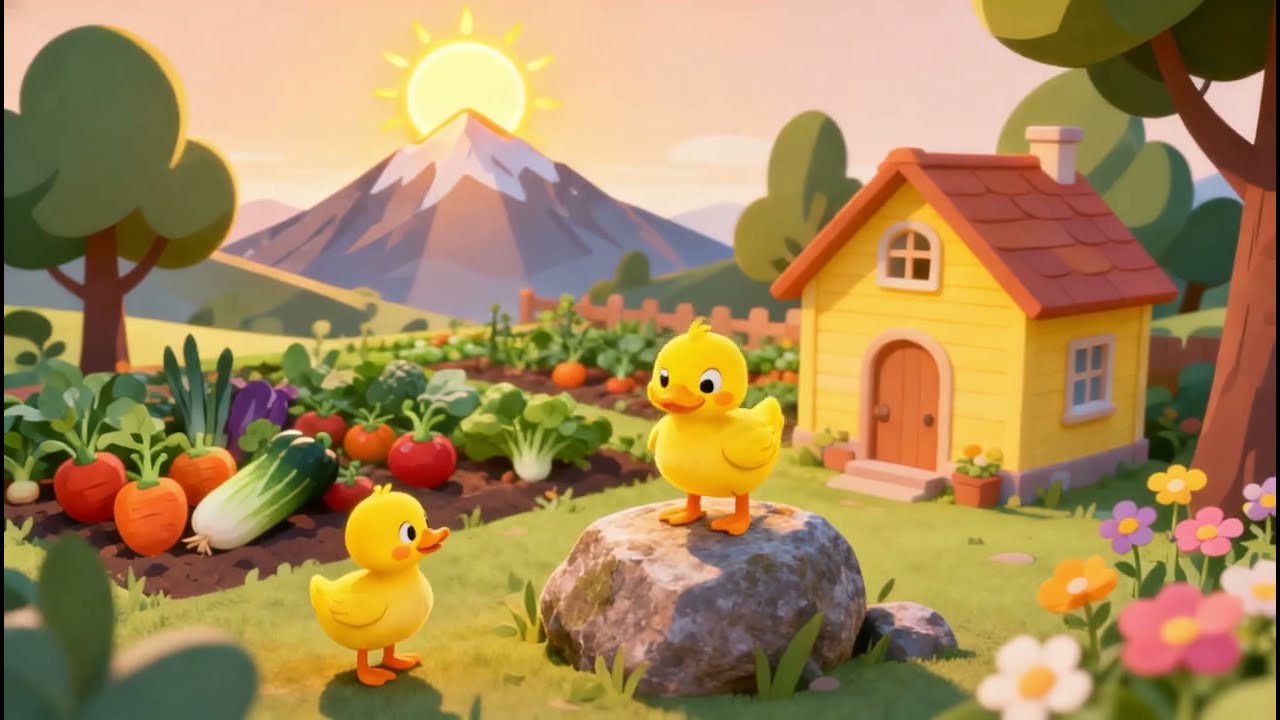 Duck Go Swimming Together | Super Simple Kids Song from Rabbit One One