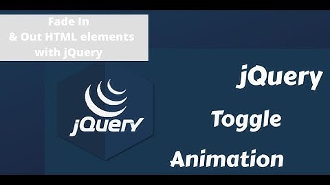 Fade in and out HTML elements with jQuery - In Urdu / Hindi - Learncodeweb