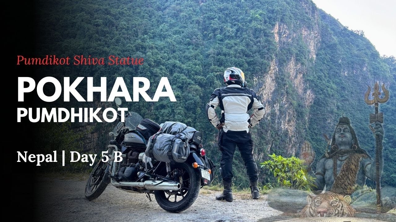 Pokhara Sightseeing Day 5 Part B | Sarangkot, Pumdikot Shiva Statue & Fewa Lake | Udaipur to Nepal