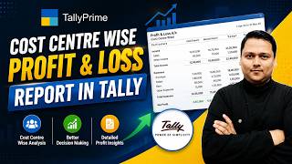 Cost Centre wise Profit & Loss Report in Tally | Trial Balance Report with Cost Centre in TallyPrime