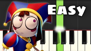 The Amazing Digital Circus Theme Easy Piano Tutorial