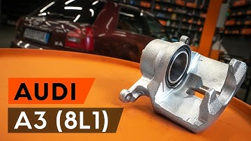 Hoe een achterste remklauw vervangen op een AUDI A3 1 (8L1) [HANDLEIDING AUTODOC]