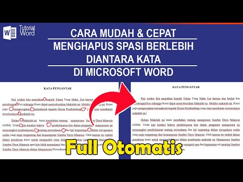 Cara Menghapus Spasi, Menghilangkan Spasi Berlebih di Word