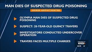 Man dies of suspected drug poisoning