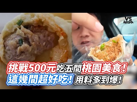 挑戰500元吃五間桃園美食!這幾間超好吃!用料多到爆!|VS MEDIAx@derekgogo