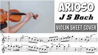 Free Sheet || Arioso - J. S. Bach || Violin Sheet Music