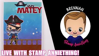 Make A Pirate Card With Me LIVE! 🔴
