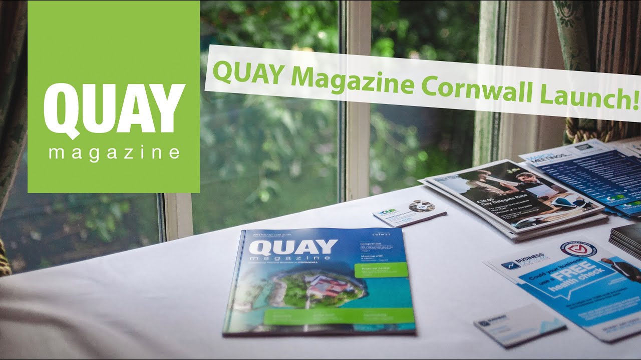 QUAY Magazine's First Launch In Cornwall