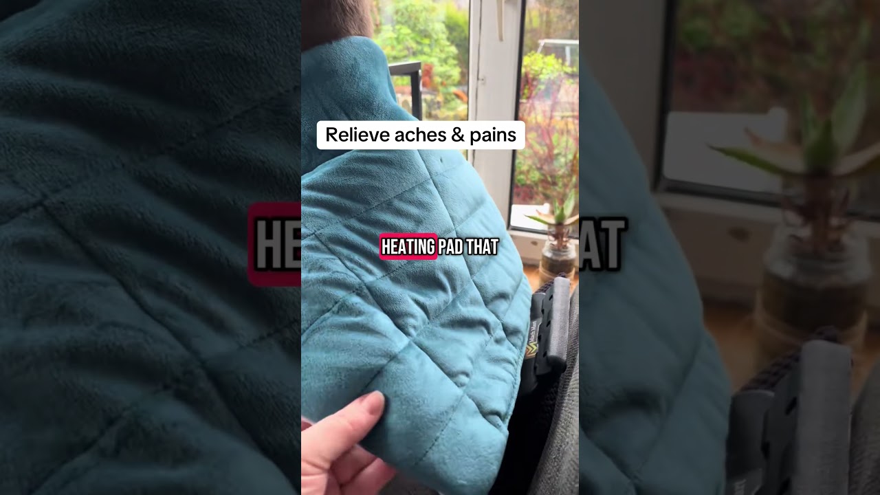 Soothe Neck & Shoulder Pain with This Washable Weighted Heating Pad