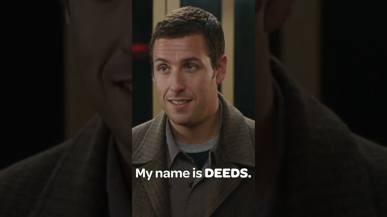 Mr deeds very sneaky