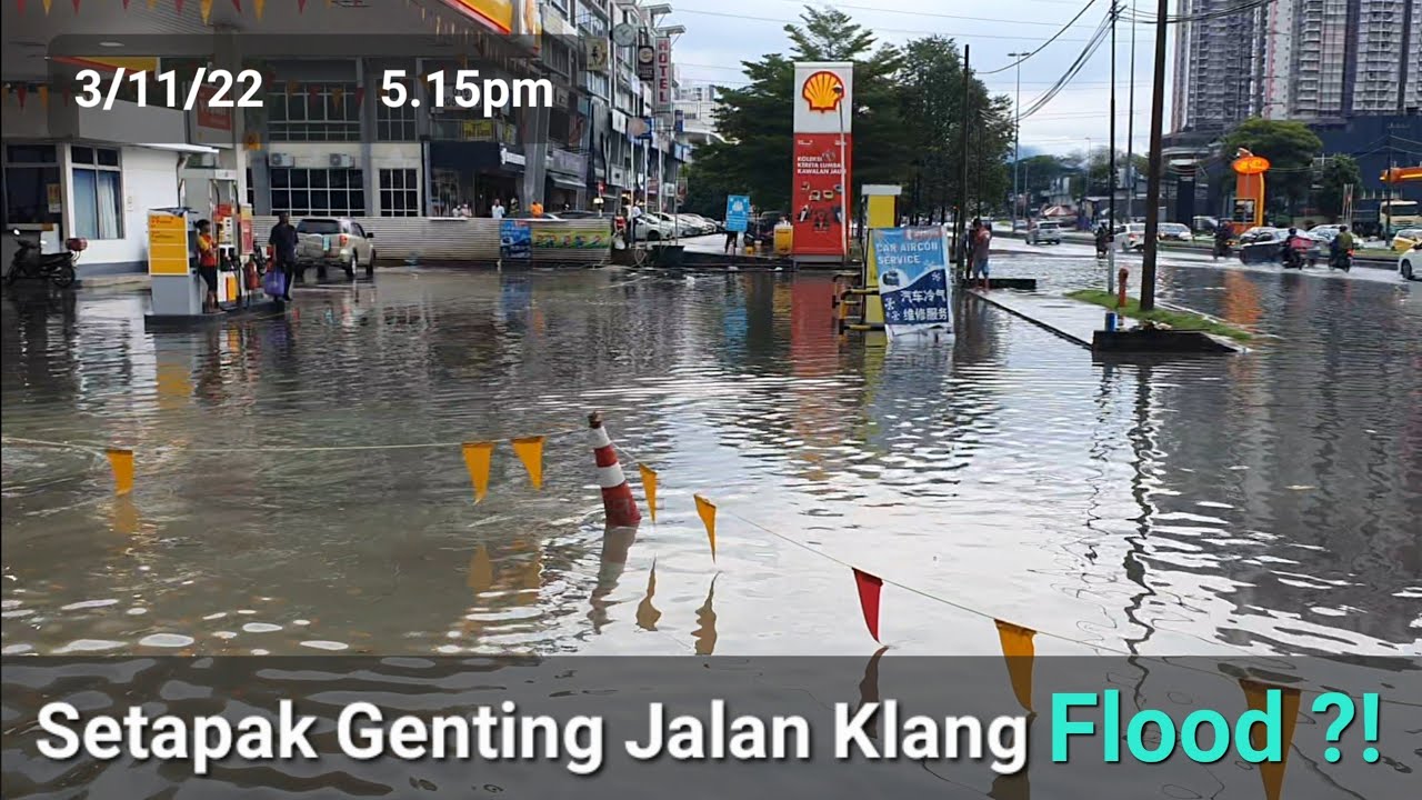 Setapak Jalan Genting Klang Flood After An Hour Of Heavy Rain (3/11/22 ...