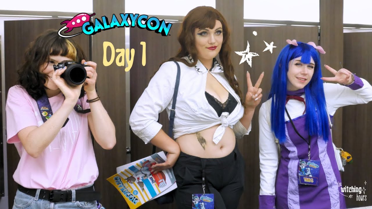 the most chaotic first day of con EVER galaxycon san jose - YouTube