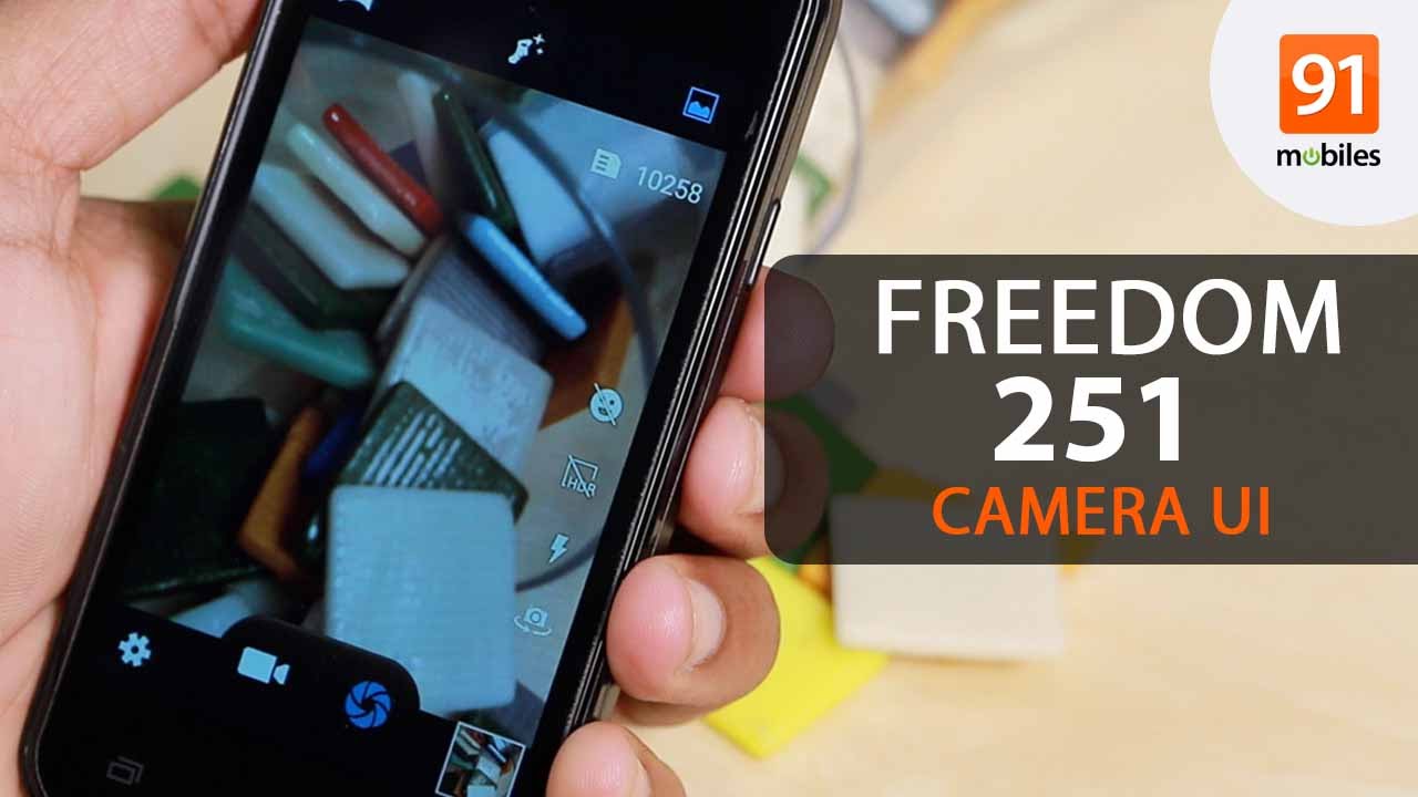 Ringing Bells Freedom251: Camera UI