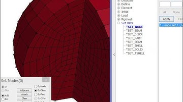 LS-PrePost Workshop11 - Create Node Set/ Segment Set