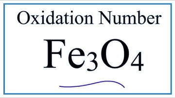 How to find the AVERAGE Oxidation Number for Fe in the Fe3O4 ion.