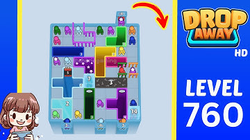 Drop Away Level 760 Solution Walkthrough