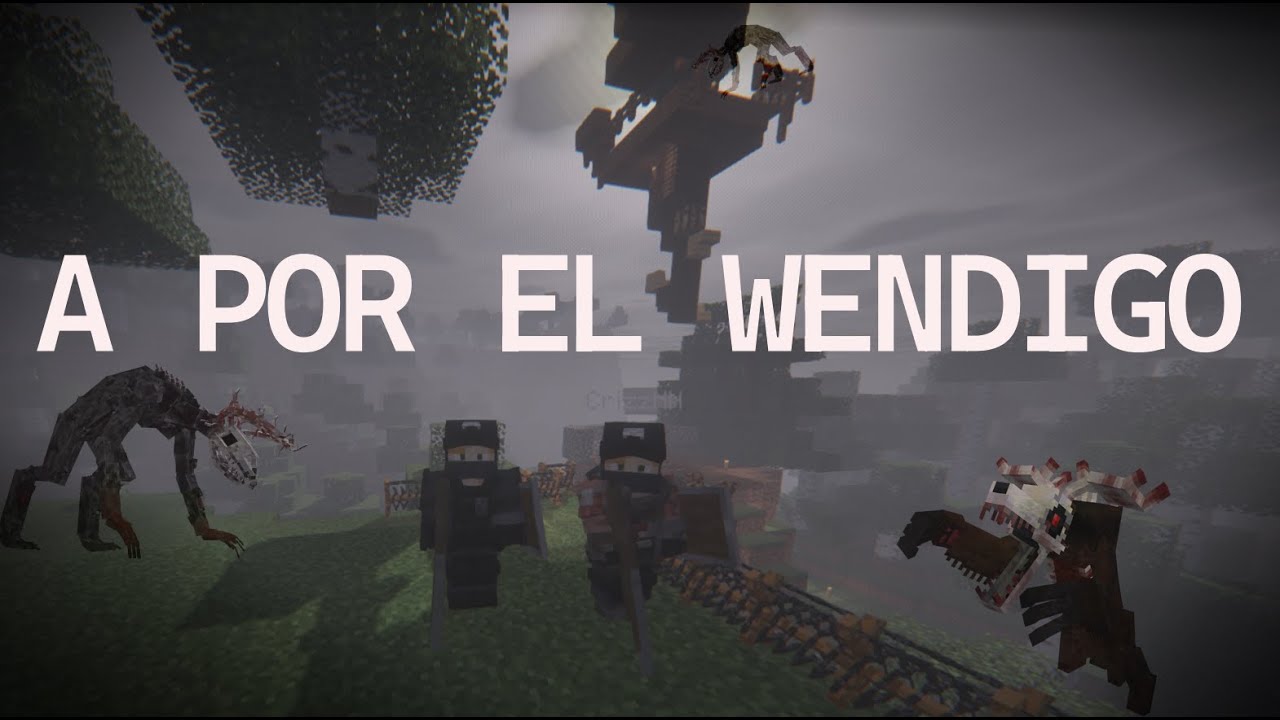Cazamos al WENDIGO… y el refugio fue destruido 💀 | Minecraft Terror Mods Ep.4
