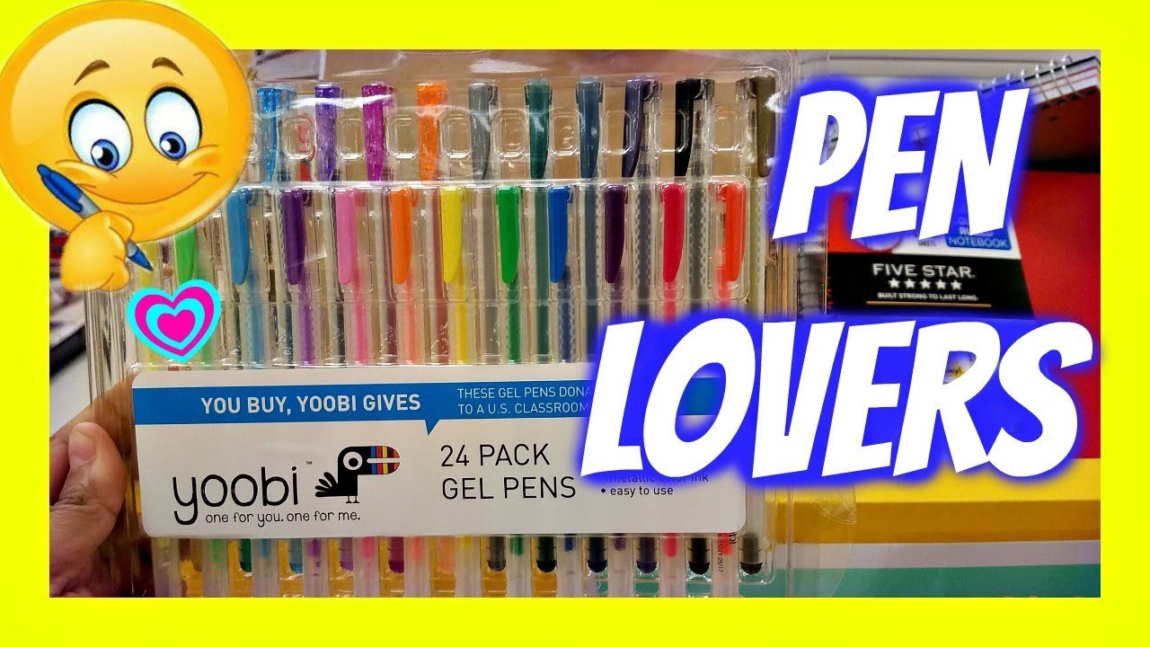 Pens Section Of Target For Pen Loving PEOPLE of the World yoobi ,sugar rush  Back To School 2017 