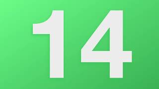60 to 1 Visual Countdown With Voice | 1 Minute Countdown | 60 Seconds | Large Visual Workout Timer