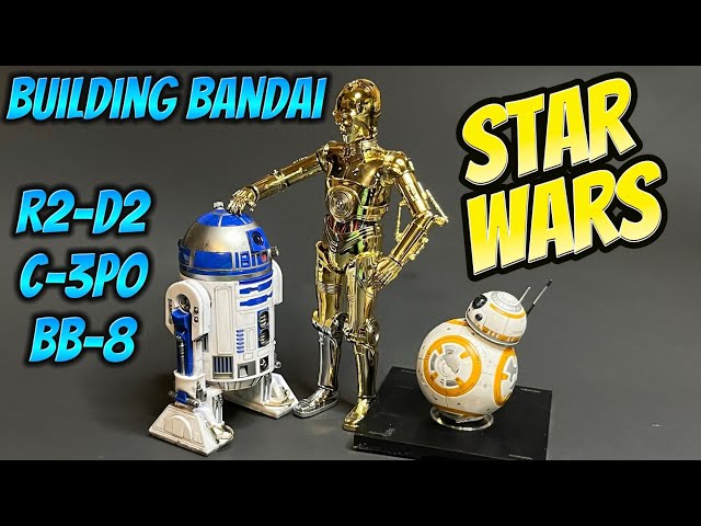 Building Bandai's C-3PO, R2-D2 and BB-8. #starwars #r2d2 Building Bandai's C-3PO, R2-D2 and BB-8. #starwars #r2d2